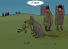 Cartoon: A rabbit (small) by Hezz tagged rabbit,kanin