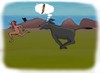 Cartoon: Carrot hunt (small) by Hezz tagged donkey,hunting