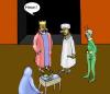 Cartoon: De tre vise männen (small) by Hezz tagged de