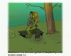 Cartoon: En hemlighet (small) by Hezz tagged green,secret