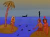 Cartoon: Islanders (small) by Hezz tagged to islands