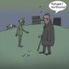 Cartoon: Mager flykting? (small) by Hezz tagged flykting,refugee