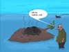 Cartoon: Meteoriten (small) by Hezz tagged island,desert