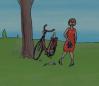 Cartoon: Pedvib (small) by Hezz tagged bicycle
