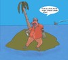 Cartoon: Prolonged vacation II (small) by Hezz tagged desert,islamd