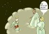 Cartoon: She is the decisionmaker. (small) by Hezz tagged boss