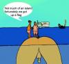 Cartoon: Skeppsbrutna (small) by Hezz tagged island