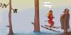 Cartoon: Skiingadventures (small) by Hezz tagged maniack