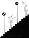 Cartoon: maybe you go the wrong way (small) by tetik tagged maybe you go the wrong way