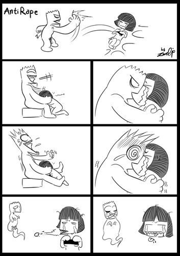 Cartoon: anti-Rape (medium) by thinhpham tagged anti,funny,rape