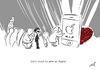 Cartoon: Lets touch to give an Apple (small) by thinhpham tagged steve,jobs,apple,dead,zenchip