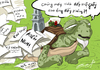 Cartoon: The Turtle of Hoan Kiem lake (small) by thinhpham tagged turtle hoan kiem lake paper