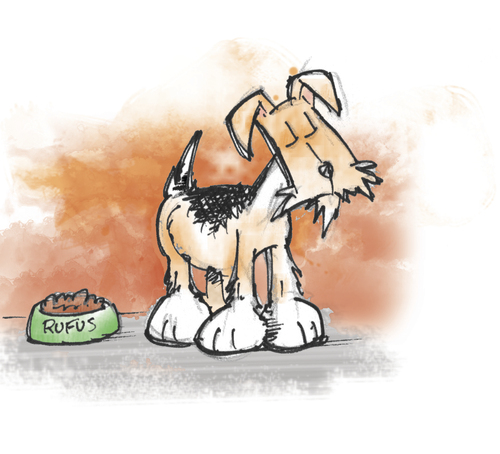 Cartoon: Rufus - the beast from the East (medium) by east coast cartoons tagged dog,wire,hair,fox,terrier,the