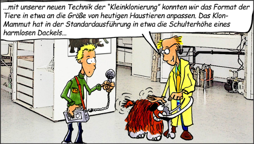 Cartoon: Mimmuts (medium) by Matthias Stehr tagged weihnachten,klonieren,gentechnik