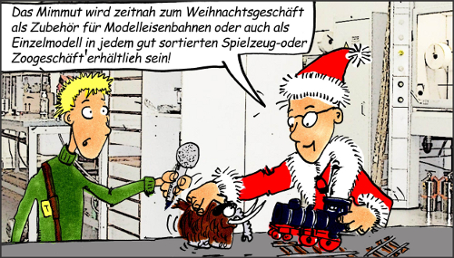 Cartoon: Mimmuts (medium) by Matthias Stehr tagged weihnachten,klonieren,gentechnik