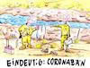 Cartoon: Coronazän (small) by Matthias Stehr tagged corona,sars