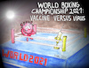 Cartoon: Vaccine vs Virus World Boxing (small) by Matthias Stehr tagged vaccine,covid,19,sars