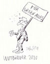 Cartoon: Wutbürger 2020 (small) by Matthias Stehr tagged wutbürger,corona,demonstrationen