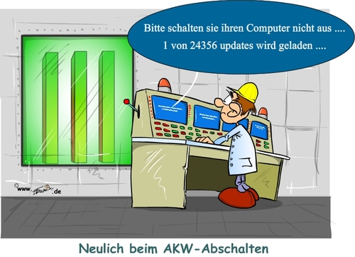 Cartoon: AKWs abschalten (medium) by Trumix tagged fukushima,trummix,sicherheitsüberprüfung,japan,energie,atomstrom,atomenergie,atomkraftwerke,alte,akw,abschalten