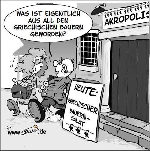 Cartoon: Bauernopfer (medium) by Trumix tagged griechenland,bankenrettung,griechen,grexit,trummix,milliardenhilfe,kredit