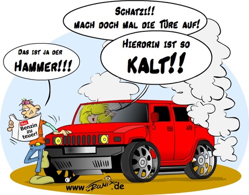 Cartoon: Benzinpreis zu teuer (medium) by Trumix tagged benzinpreise,hammer,leistung,ps,rekord,sportwagen,trummix,vebrauch