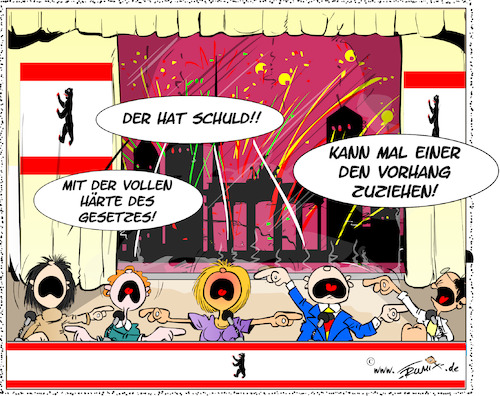 Cartoon: Berliner Nächte (medium) by Trumix tagged böller,böllerverbot,berlin,neuköln,silvester,neujahr,böller,böllerverbot,berlin,neuköln,silvester,neujahr