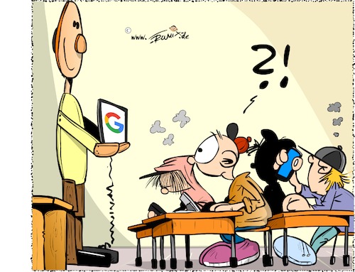Cartoon: Digitalisierung in den Schulen (medium) by Trumix tagged digitalpakt,schule,digitalisierung,zukunft,lehrer,digitalpakt,schule,digitalisierung,zukunft,lehrer