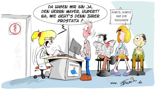 Cartoon: DSGVO im Wartezimmer (medium) by Trumix tagged dsgvo,datenschutz,grundverordnung,verarbeitung,arzt,wartezimmer,sprechstunde,dsgvo,datenschutz,grundverordnung,verarbeitung,arzt,wartezimmer,sprechstunde