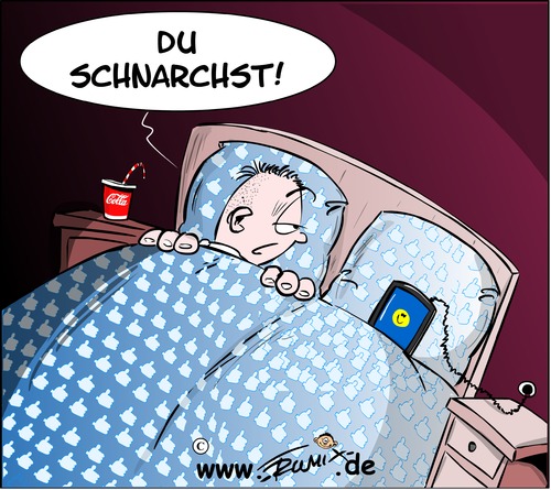 Cartoon: Es menschelt ... (medium) by Trumix tagged industrie4,robotor,kuenstliche,intelligenz,ki,menschlich,nachtruhe,schnarchen,schlaf,schlafen,müde,industrie4,robotor,kuenstliche,intelligenz,ki,menschlich,nachtruhe,schnarchen,schlaf,schlafen,müde,bett