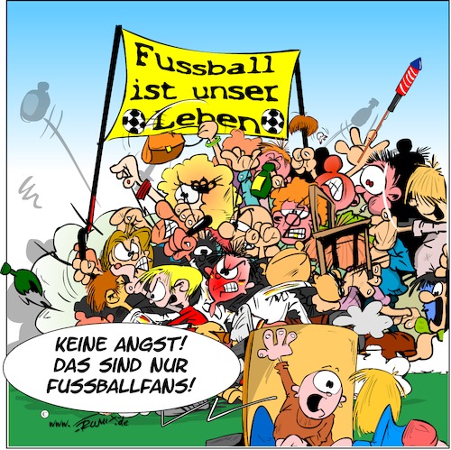 Fussballfans Fussballfans