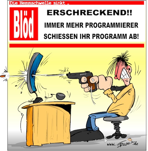 Gewaltexzesse bei Programmierer Gewaltexzesse bei Programmierer