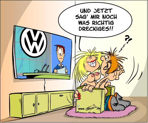 Cartoon: Hardcore VW (medium) by Trumix tagged vw,fachkräftemangel,saubermachen,winterkorn,volkswagen,deutschland,abgasaffäre,vw,fachkräftemangel,saubermachen,winterkorn,volkswagen,deutschland,abgasaffäre