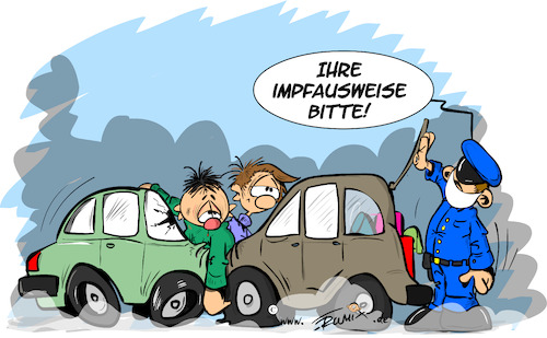 Cartoon: Impfausweis dabei (medium) by Trumix tagged corona,hotline,verdacht,panik,hamsterkäufe,vorratskäufe,virus,kontaktsperre,mehrwertsteuersenkung,mehrwertsteuer,schol,wumms,aus,der,krise,bazooka,zweite,welle,pleitewelle,merkel,maskenpflicht,mutante,corona,hotline,verdacht,panik,hamsterkäufe,vorratskäufe,virus,kontaktsperre,mehrwertsteuersenkung,mehrwertsteuer,schol,wumms,aus,der,krise,bazooka,zweite,welle,pleitewelle,merkel,maskenpflicht,mutante