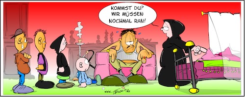 Cartoon: Jetzt wird es stressig (medium) by Trumix tagged erdogan,kinder,wahlkampf,türkei,radikalisierung,erdogan,kinder,wahlkampf,türkei,radikalisierung