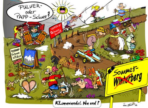 Cartoon: Klimawandel (medium) by Trumix tagged klimawandel,klima,co2,umwelt,erderwärmung,schneegebiet,gletscher,globale,erwärmung,trumix,illustration