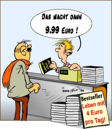 Cartoon: Lebenhilfe (medium) by Trumix tagged harz4,lebenshilfe,bestseller,trummix,buch,autor