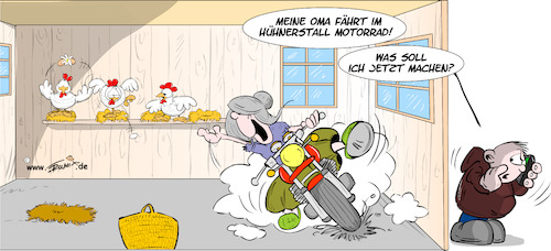 Meine Oma faehrt im Huehnerstall Meine Oma faehrt im Huehnerstall