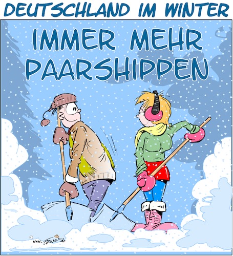 Cartoon: Paarshippen (medium) by Trumix tagged paarship,winter,schnee,schneeschippen,schippen,eis,kälte,paarship,winter,schnee,schneeschippen,schippen,eis,kälte,mann,frau,partnerschaft,schaufeln