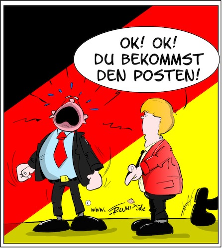 Cartoon: Postengeschachere (medium) by Trumix tagged merkel,schulz,groko,regierung,sondierung,cdu,spd,csu,seehofer,merkel,schulz,groko,regierung,sondierung,cdu,spd,csu,seehofer