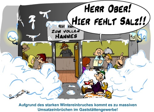 Cartoon: Salzkrise (medium) by Trumix tagged eisglätte,salzknappheit,streusalz,streusalzhersteller,winterdienste