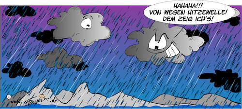 Verregnete Hitzewelle Verregnete Hitzewelle
