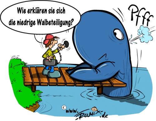 Cartoon: Wahlbeteilung (medium) by Trumix tagged bundestagswahlen,demokratie,landtagswahlen,trumix,wahlbeteiligung,wahlen,wahlmüdigkeit,walauer