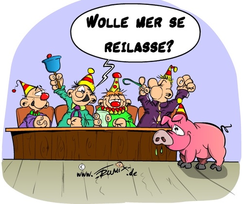 Cartoon: Wolle mer se reilasse? (medium) by Trumix tagged h1n1,honarro,hellau,alaaf,fasnacht,fastnacht,schweinegrippe,grippeimpfung,swineflu