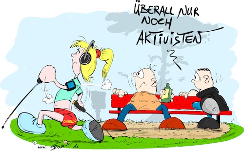 Cartoon: Zunehmend Aktivisten (medium) by Trumix tagged fridays,for,future,fff,umweltschutz,mode,verschwendung,jugend,party,politik,hype,aktivisten,fridays,for,future,fff,umweltschutz,mode,verschwendung,jugend,party,politik,hype,aktivisten