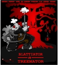 Cartoon: BlattiatorVsTreenador (small) by Trumix tagged herbst,staubsauger,laubsauger,laubbläser