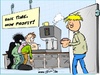 Cartoon: Grow profit (small) by Trumix tagged kaffee,küche,tränke,timemanagement,time,is,money,zeitsparen