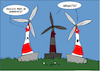 Cartoon: Konstante Stromversorgung (small) by Trumix tagged zeitenwende,energie,habeck,robert,grundlast,windräder,eneuerbar,co2,fußabdruck,dunkelflaute,brownout,blackout,lng,fracking,klimawandel,deutschland,wirtschaft,stromzaehler