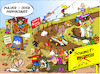 Cartoon: Neues aus dem Skigebiet (small) by Trumix tagged skigebiet,schneemangel,wintersport,schneekanonen,skisport