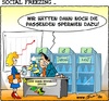 Cartoon: Social Freezing (small) by Trumix tagged social,freezing