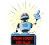 Cartoon: Strom fuer alle ... (small) by Trumix tagged ki,robotik,arbeitswelt,roboter,digitalisierung